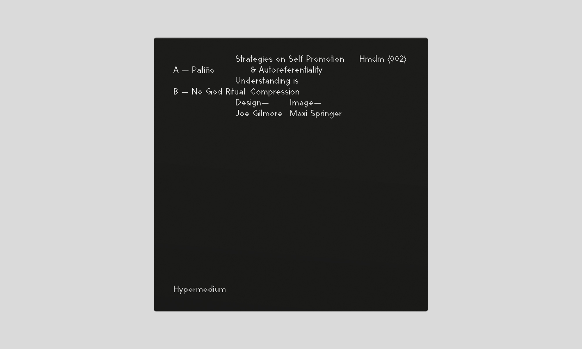  Joe Gilmore graphic design