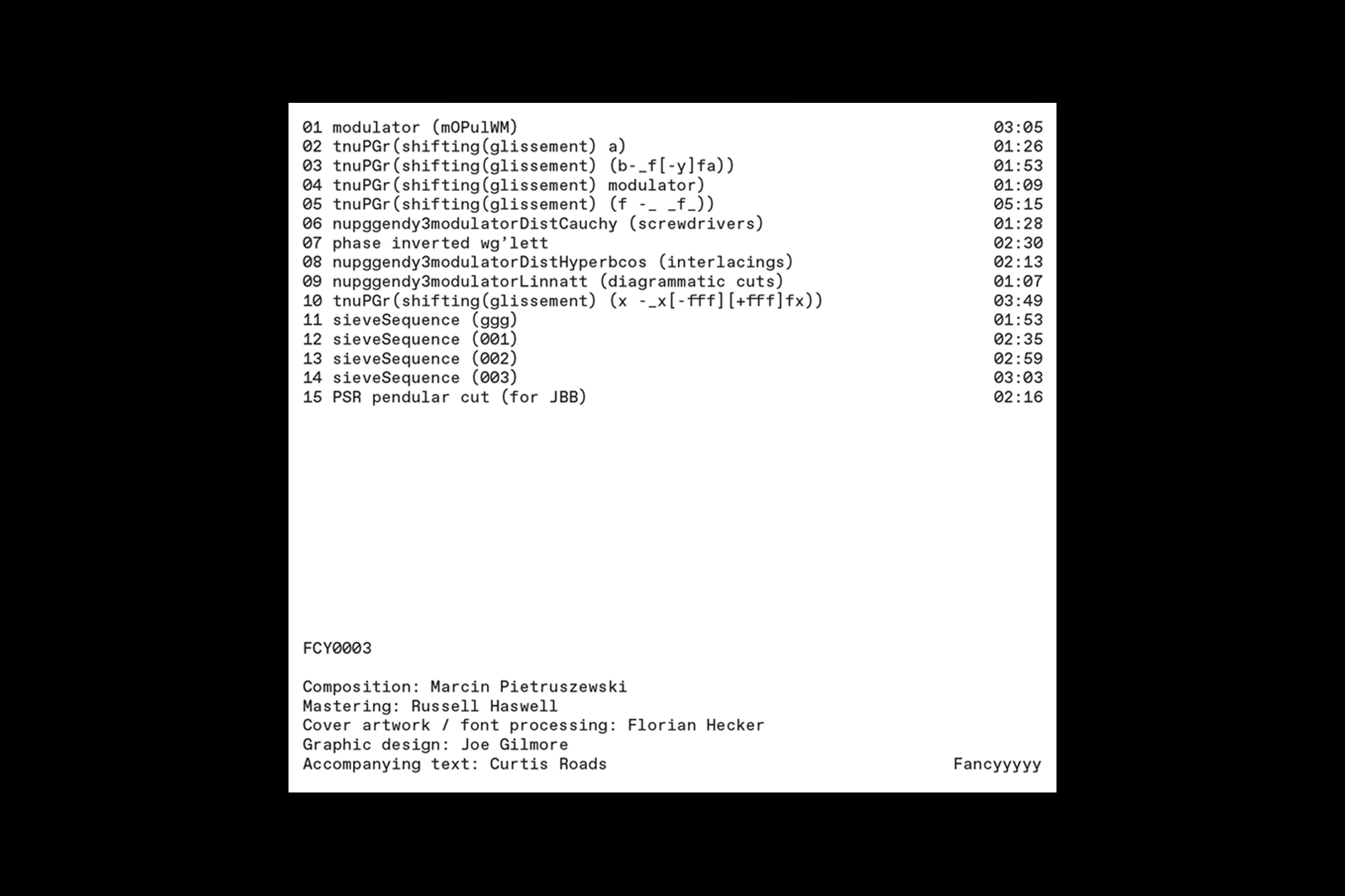  Joe Gilmore graphic design