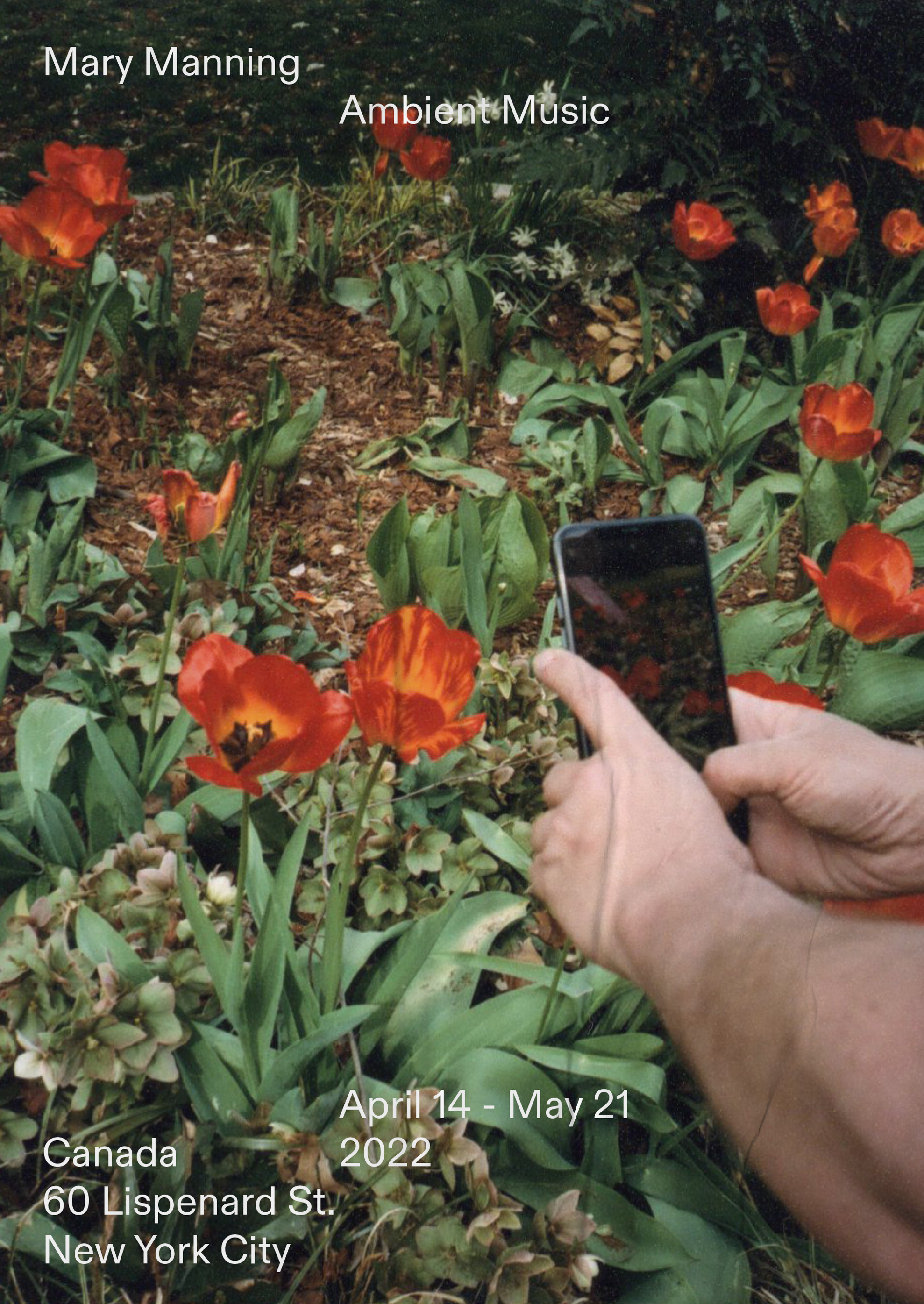 Mary Manning poster design for Canada NYC by Joe Gilmore Joe Gilmore graphic design