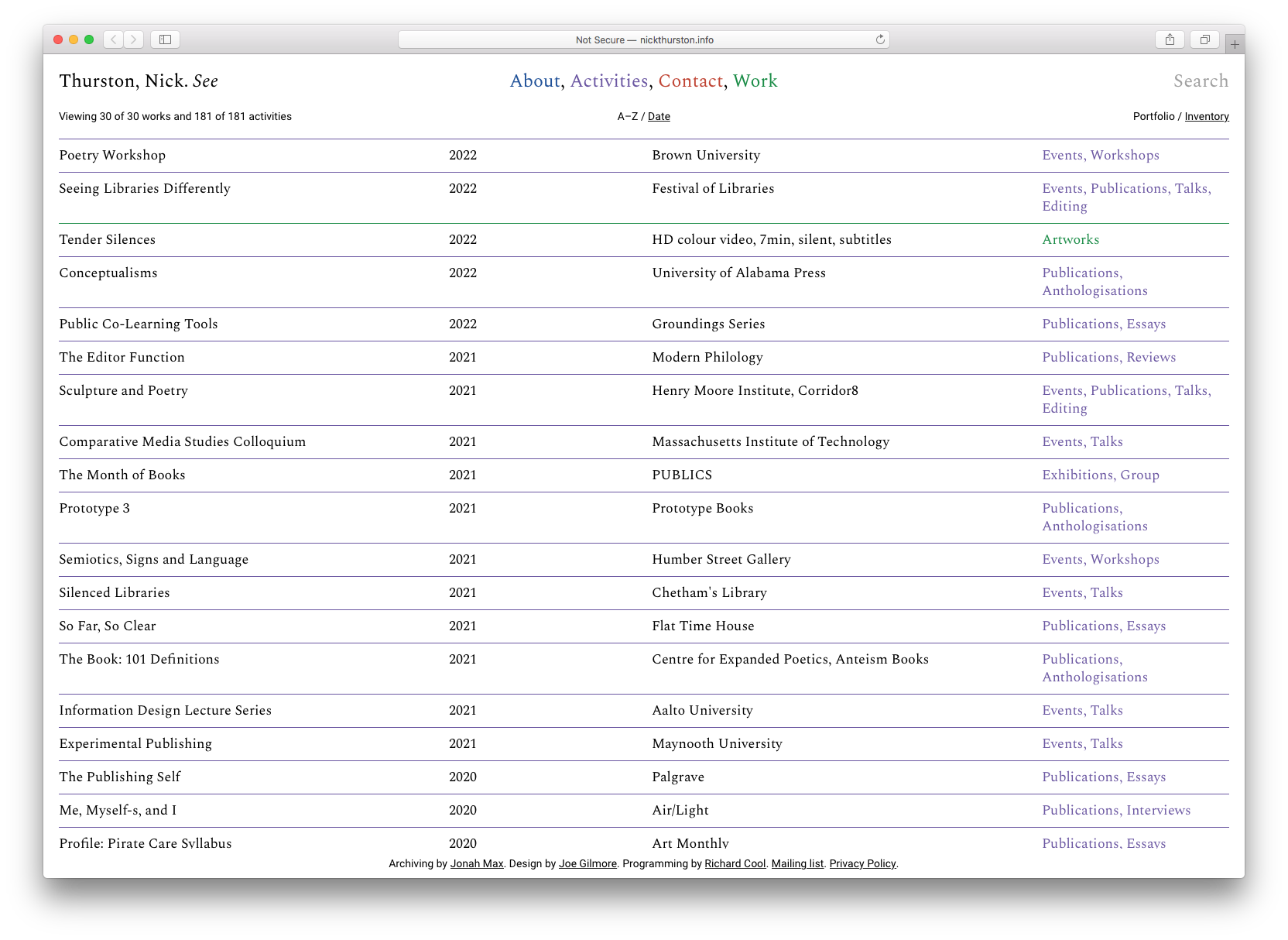  Joe Gilmore graphic design