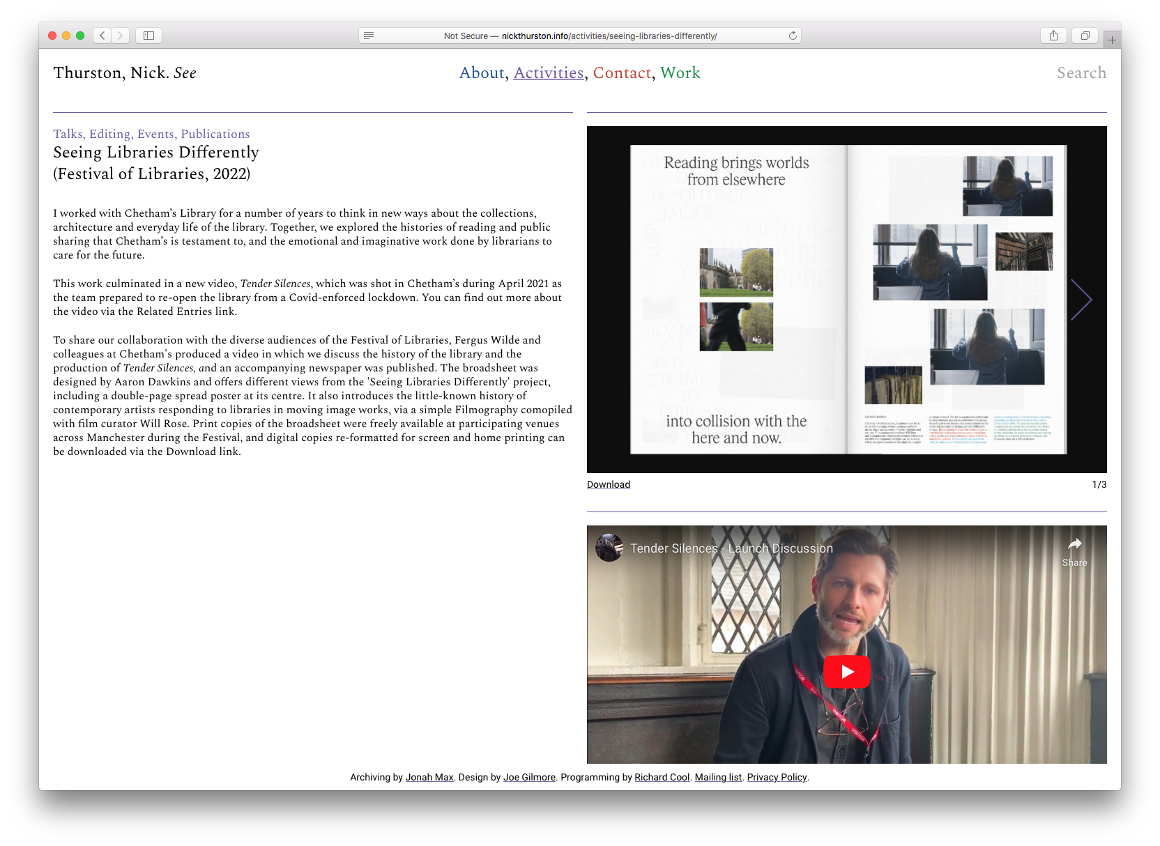  Joe Gilmore graphic design