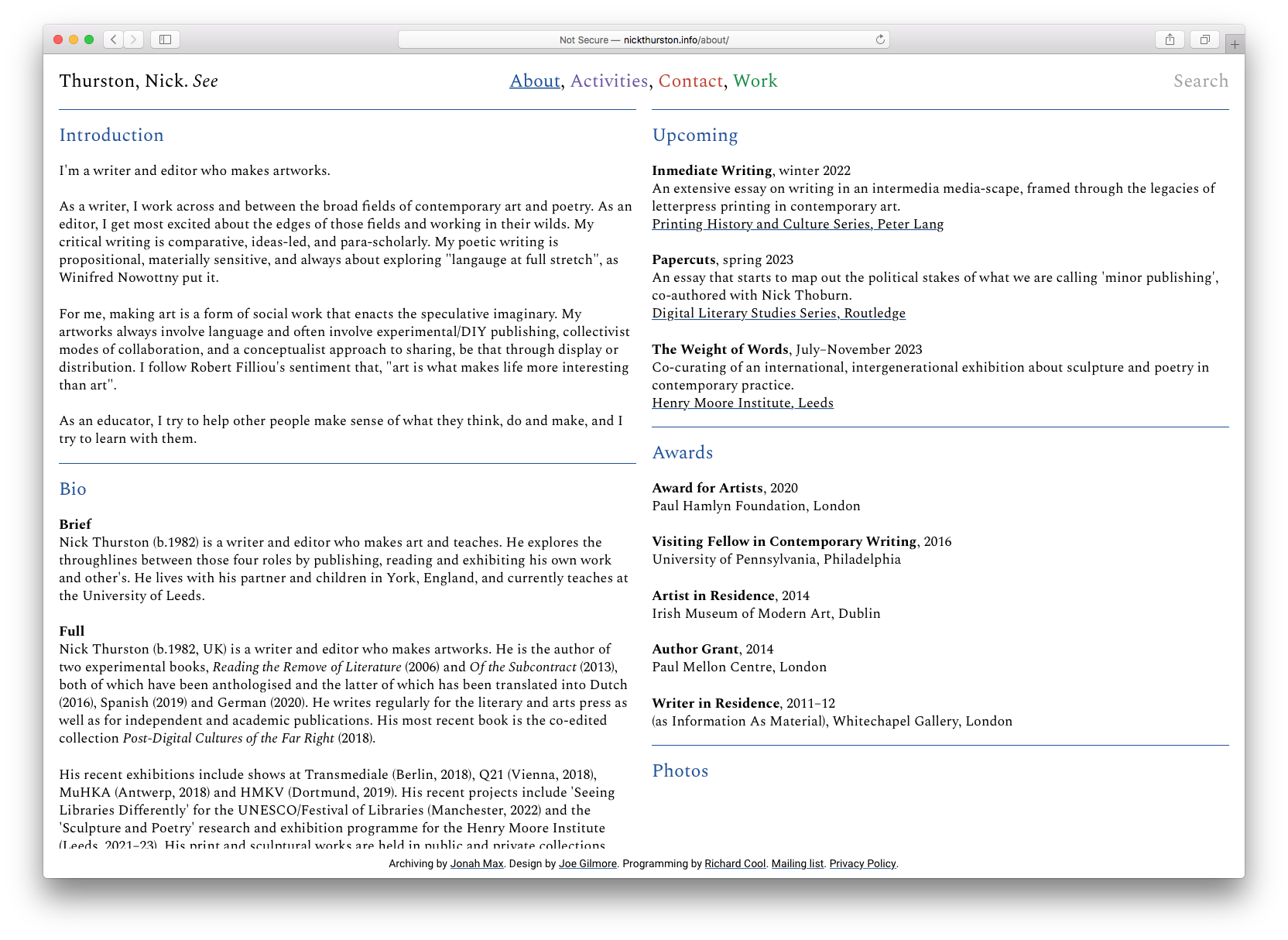  Joe Gilmore graphic design