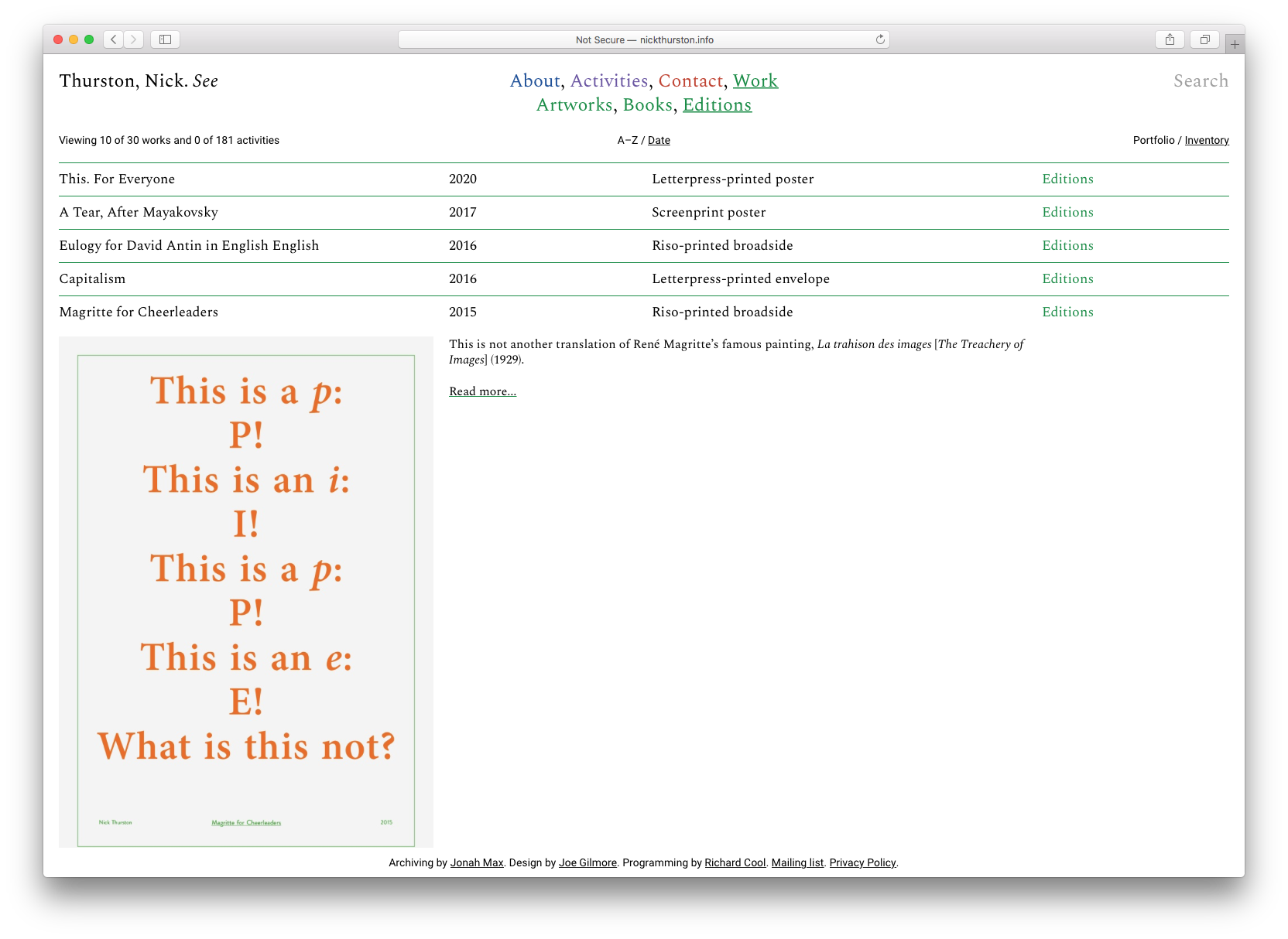  Joe Gilmore graphic design