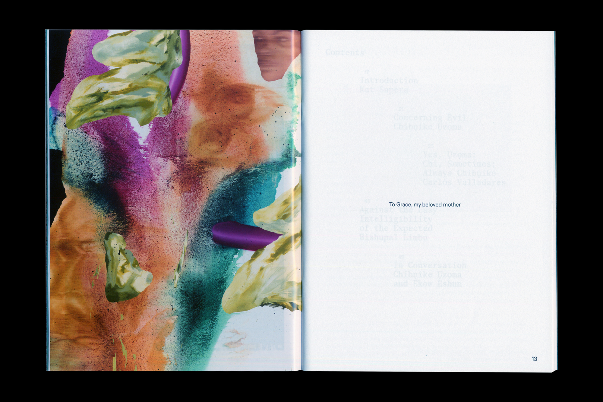 Chibụike Ụzọma book design by Joe Gilmore Joe Gilmore graphic design