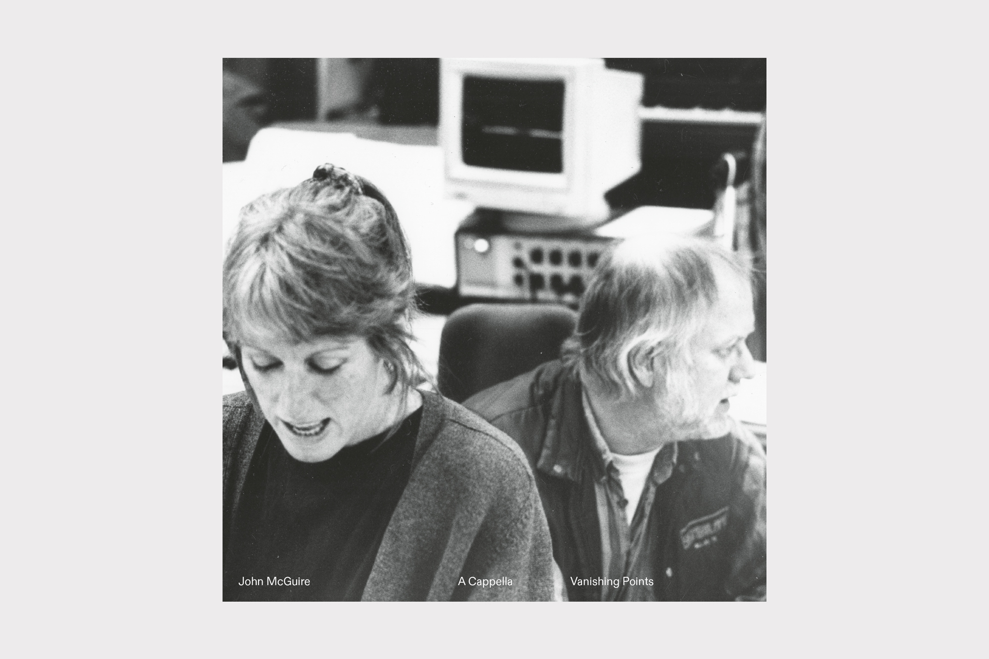 John McGuire, Vanishing Points LP cover by graphic design by Joe Gilmore Joe Gilmore graphic design