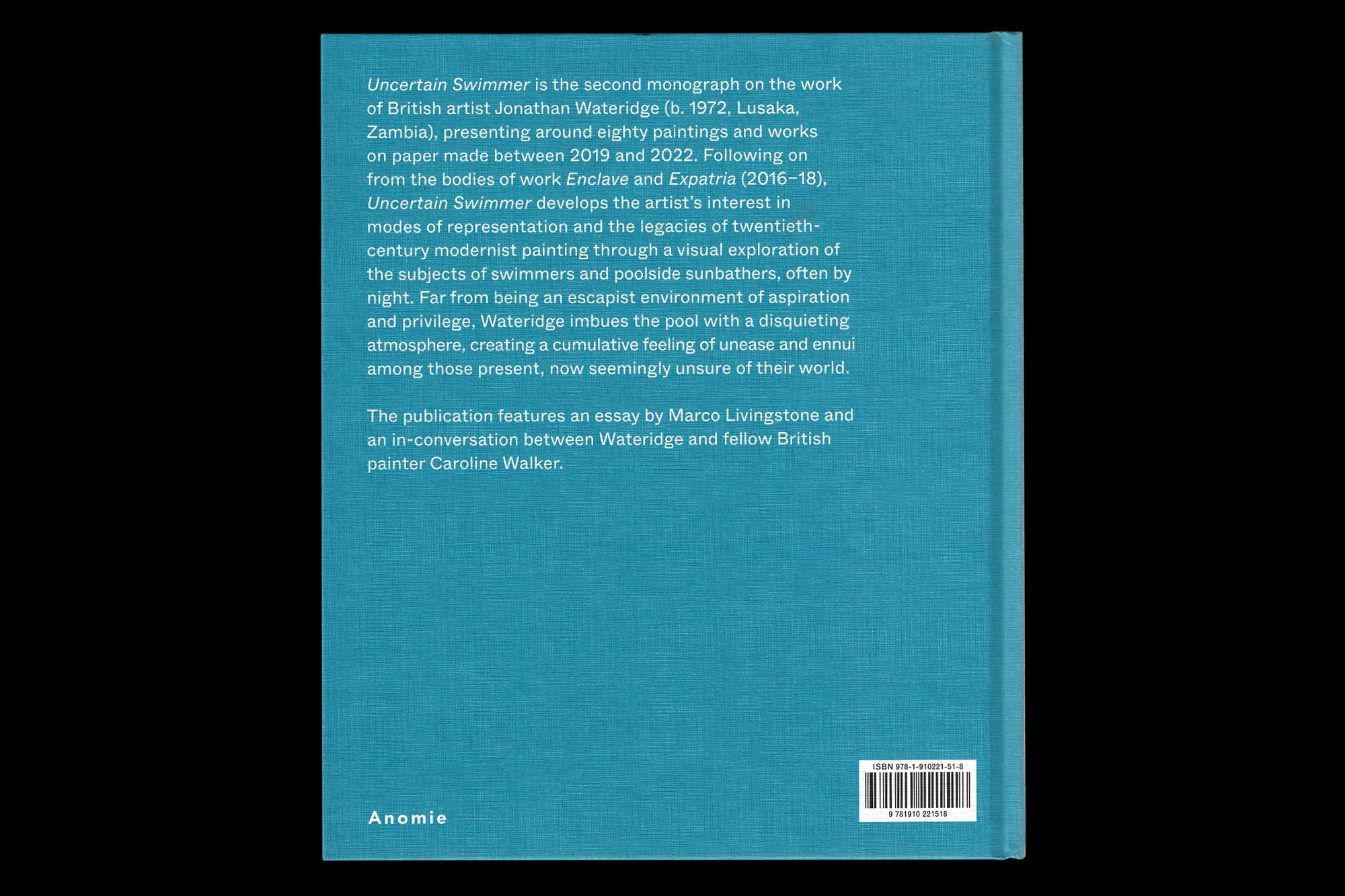 Jonathan Wateridge book cover design Joe Gilmore graphic design