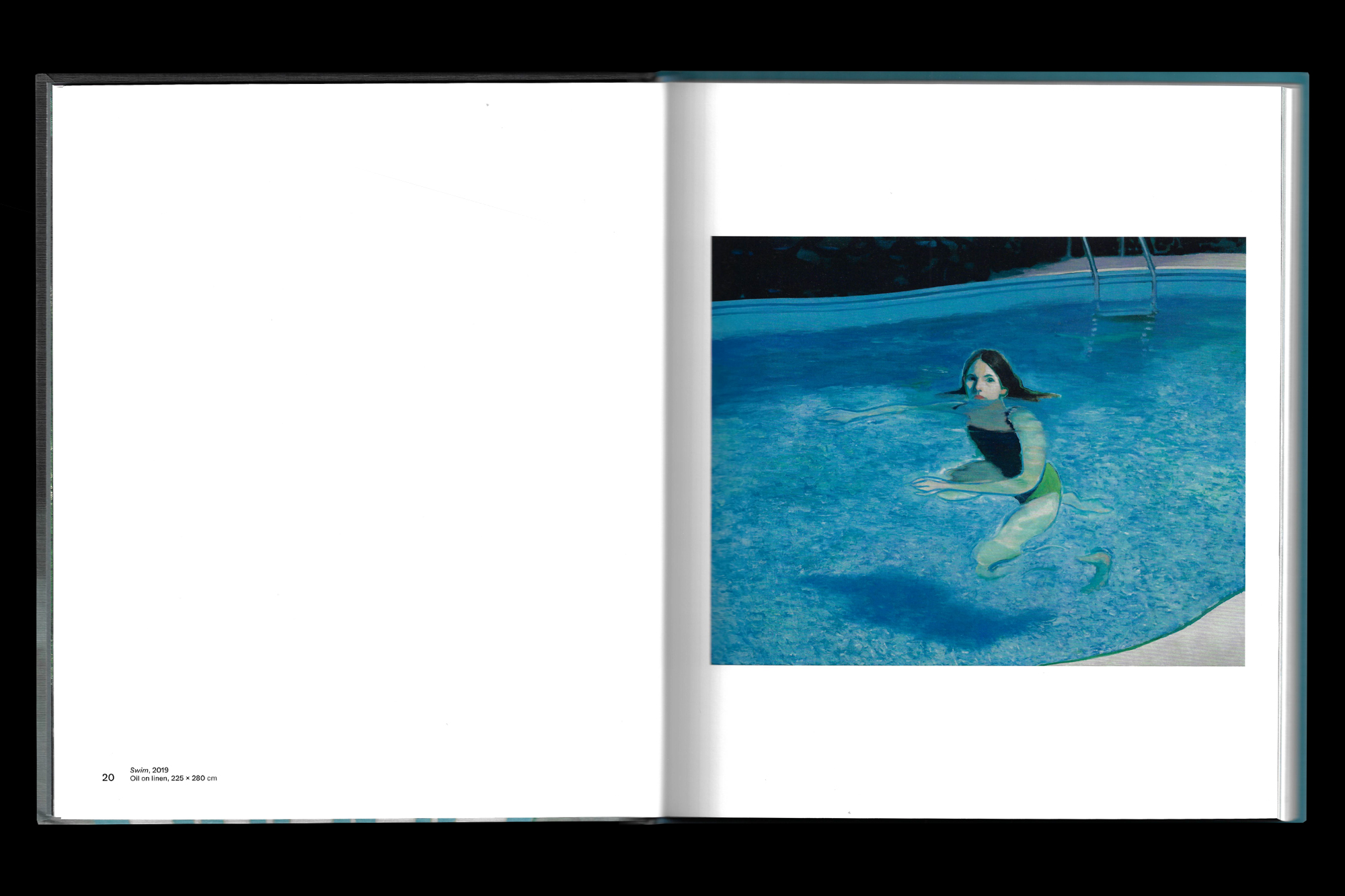 Jonathan Wateridge Uncertain Swimmers book design by Joe Gilmore Joe Gilmore graphic design
