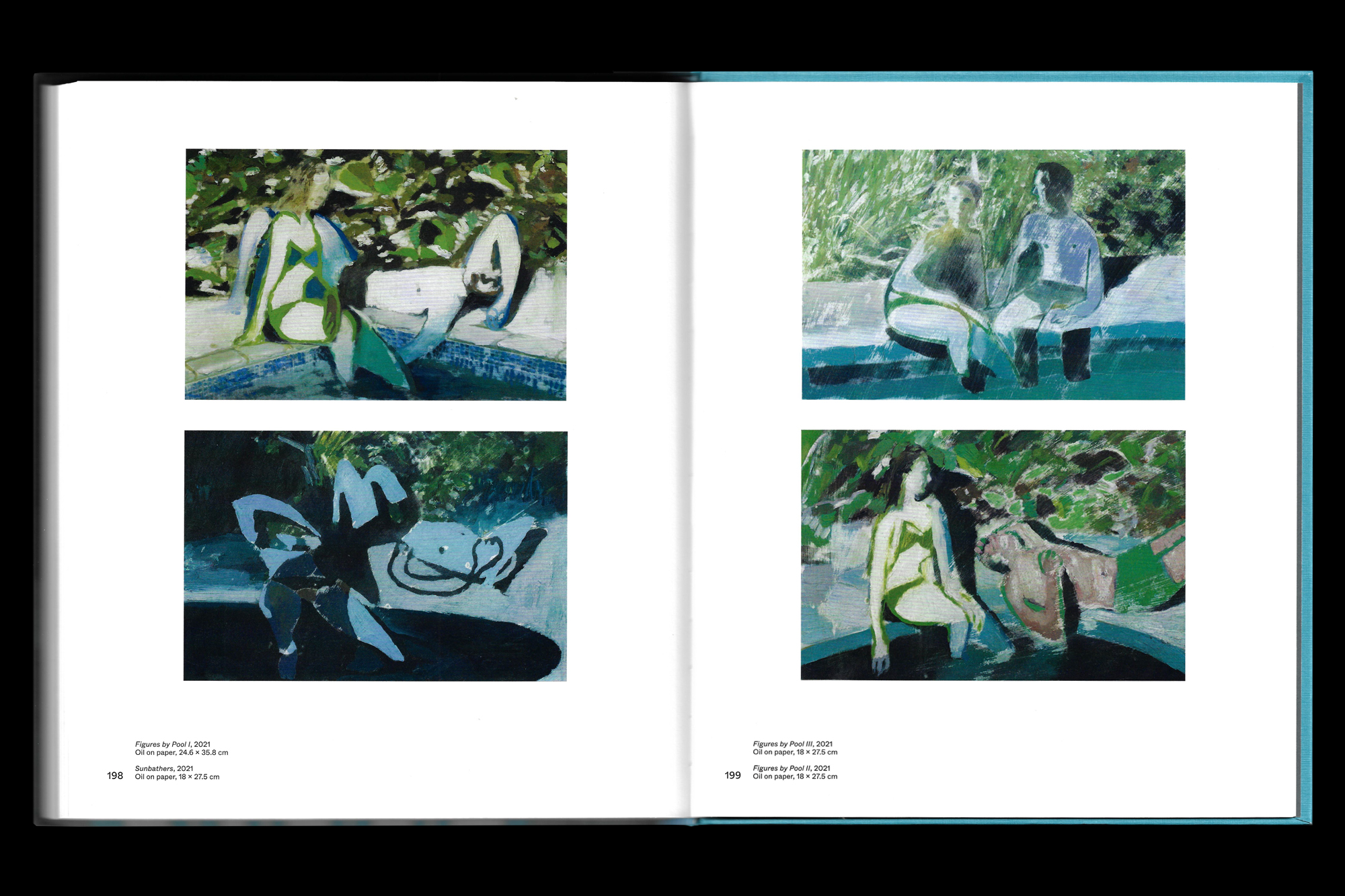 Jonathan Wateridge Uncertain Swimmers book design by Joe Gilmore Joe Gilmore graphic design