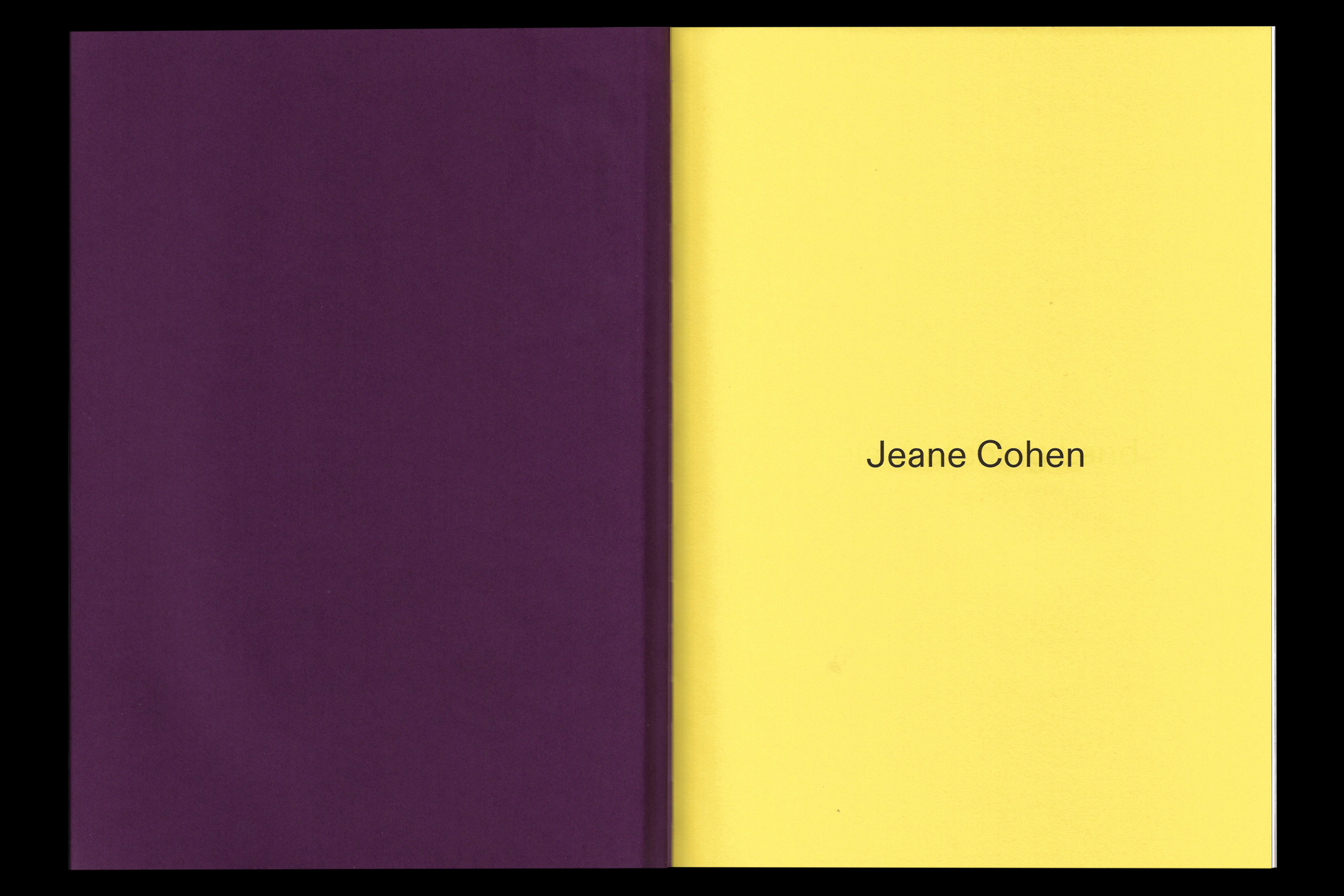 Jeane Cohen book design by Joe Gilmore Joe Gilmore graphic design