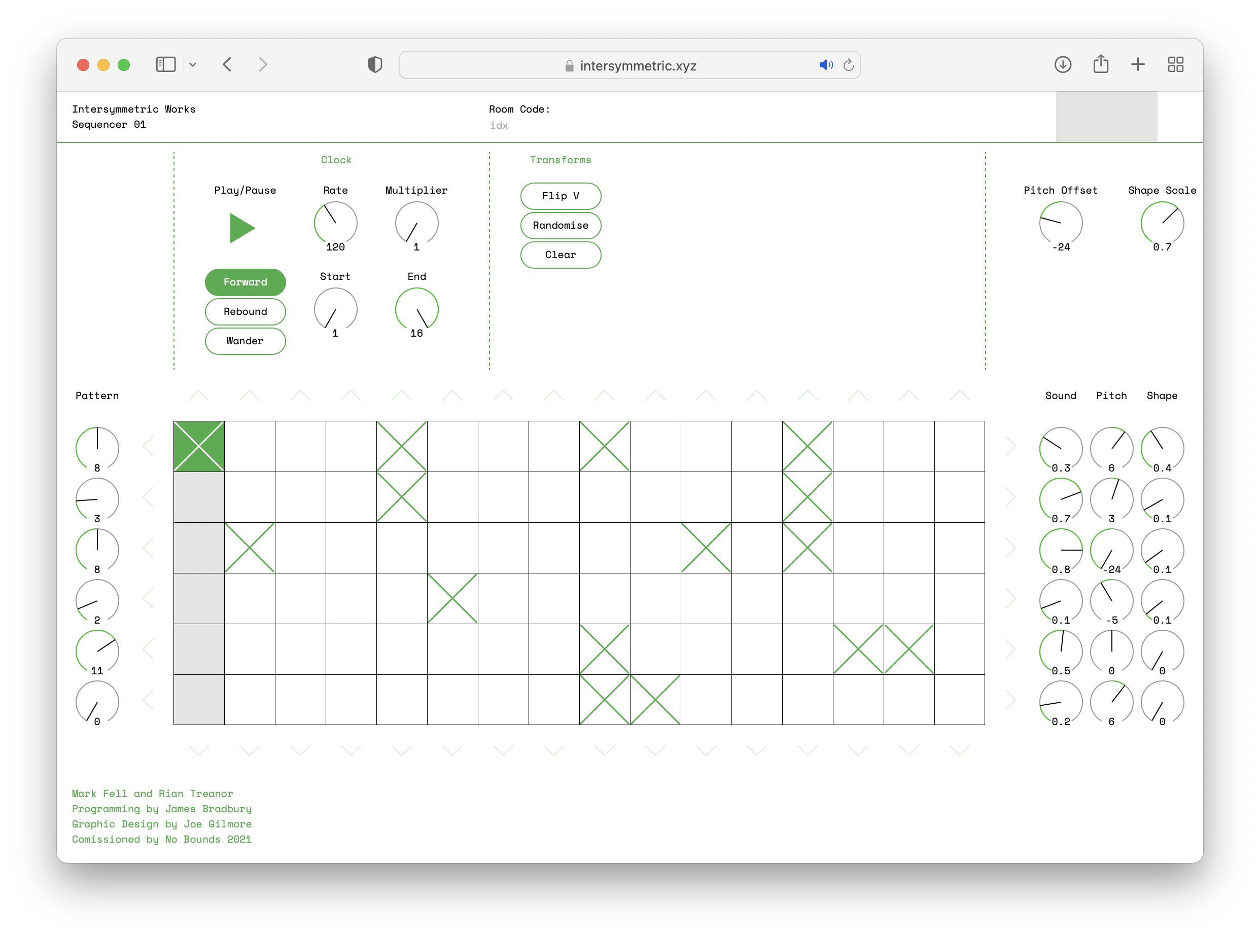 Intersymmetric Works, design by Joe Gilmore Joe Gilmore graphic design