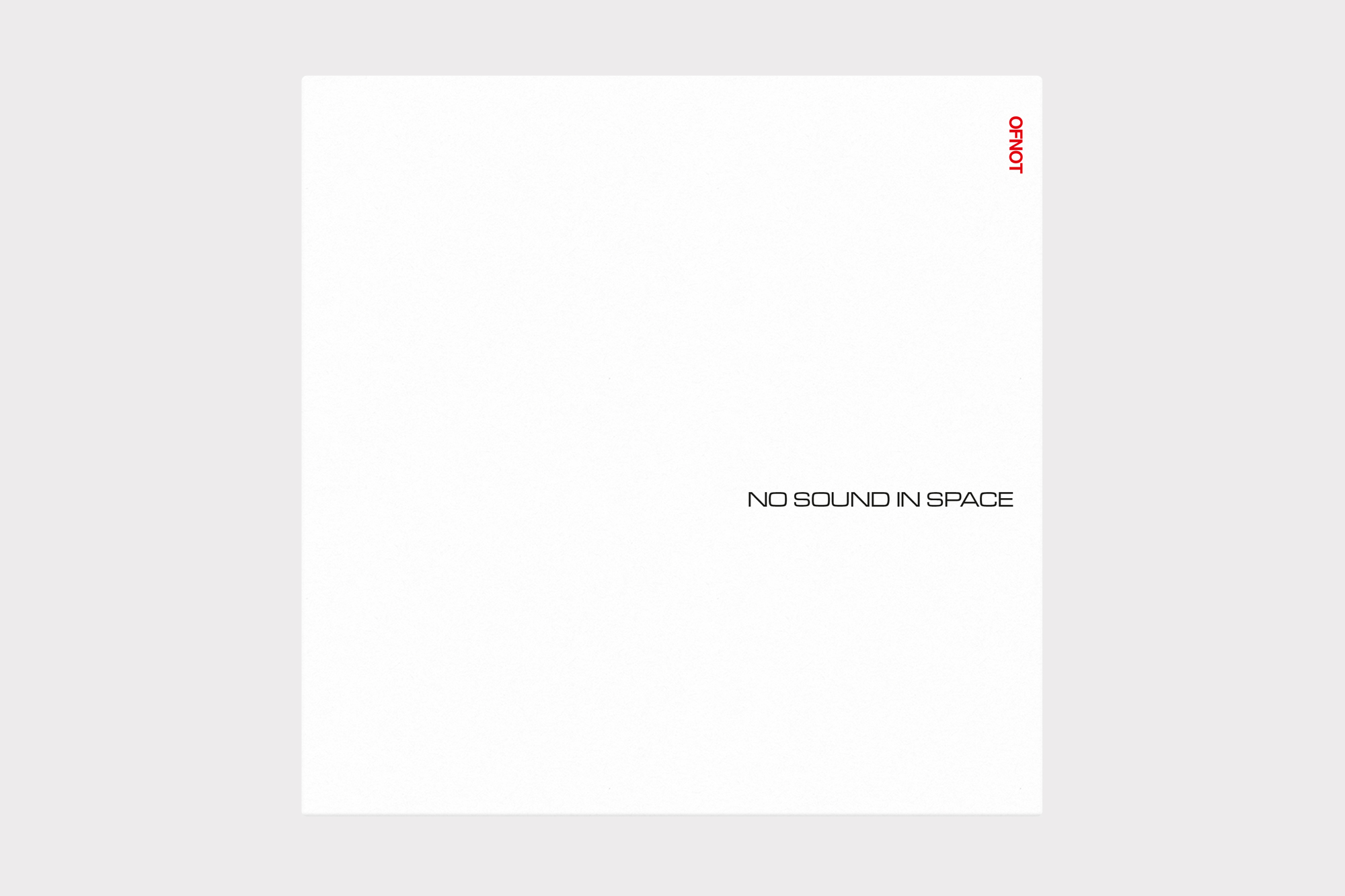 Blake Lee, No Sound in Space LP cover design by Joe Gilmore Joe Gilmore graphic design