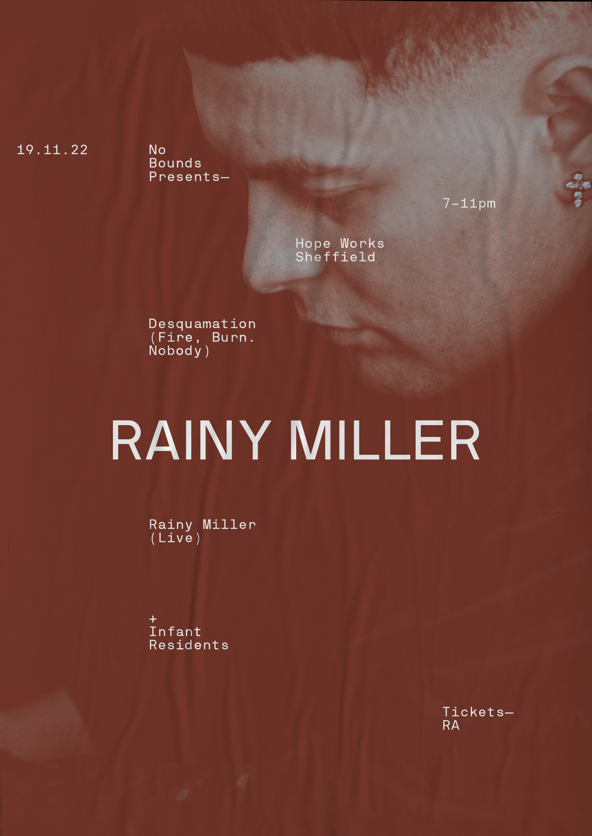 Rainy Miller poster design by Joe Gilmore Joe Gilmore graphic design