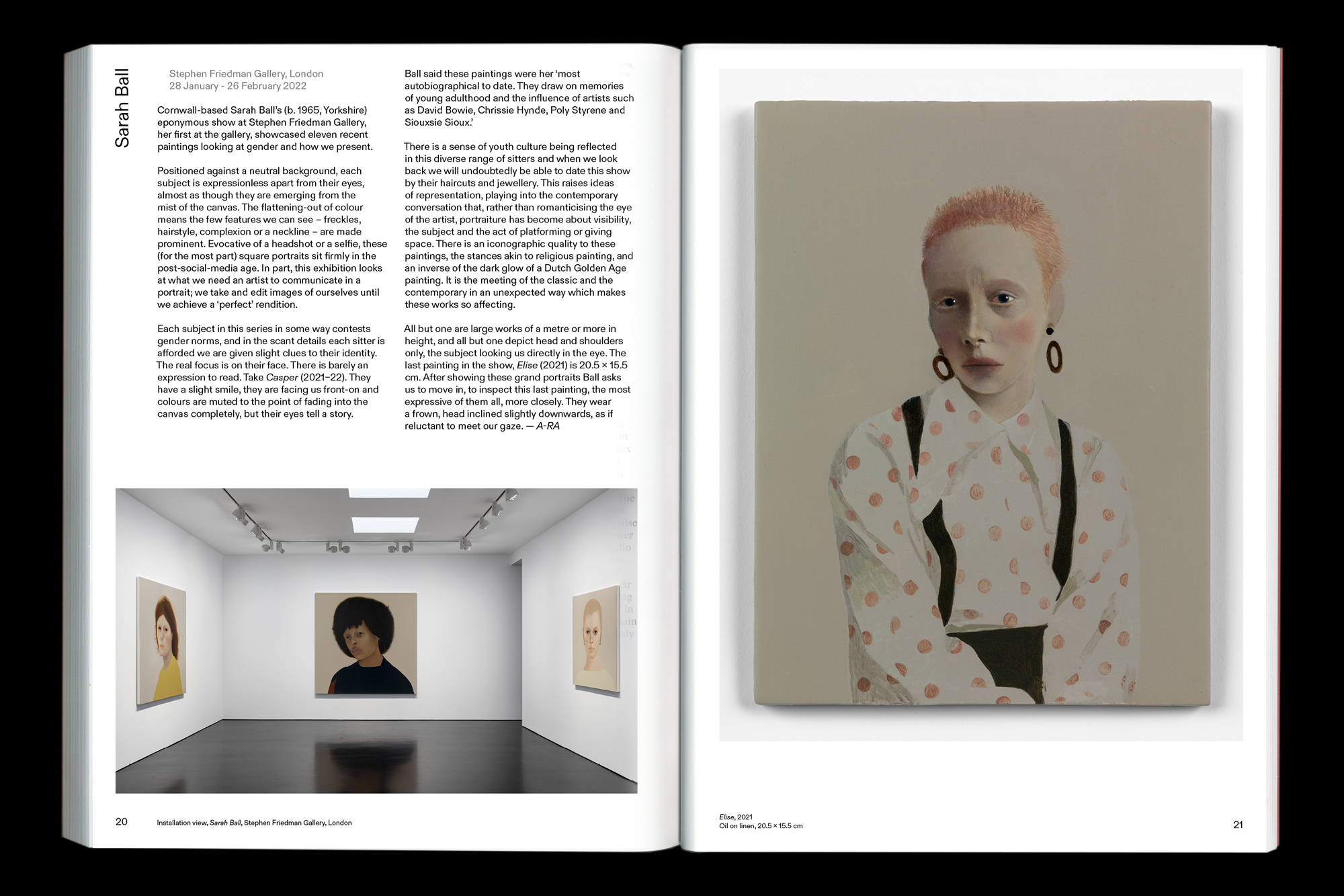 Anomie Review of Contemporary British Painting 3 Joe Gilmore graphic design