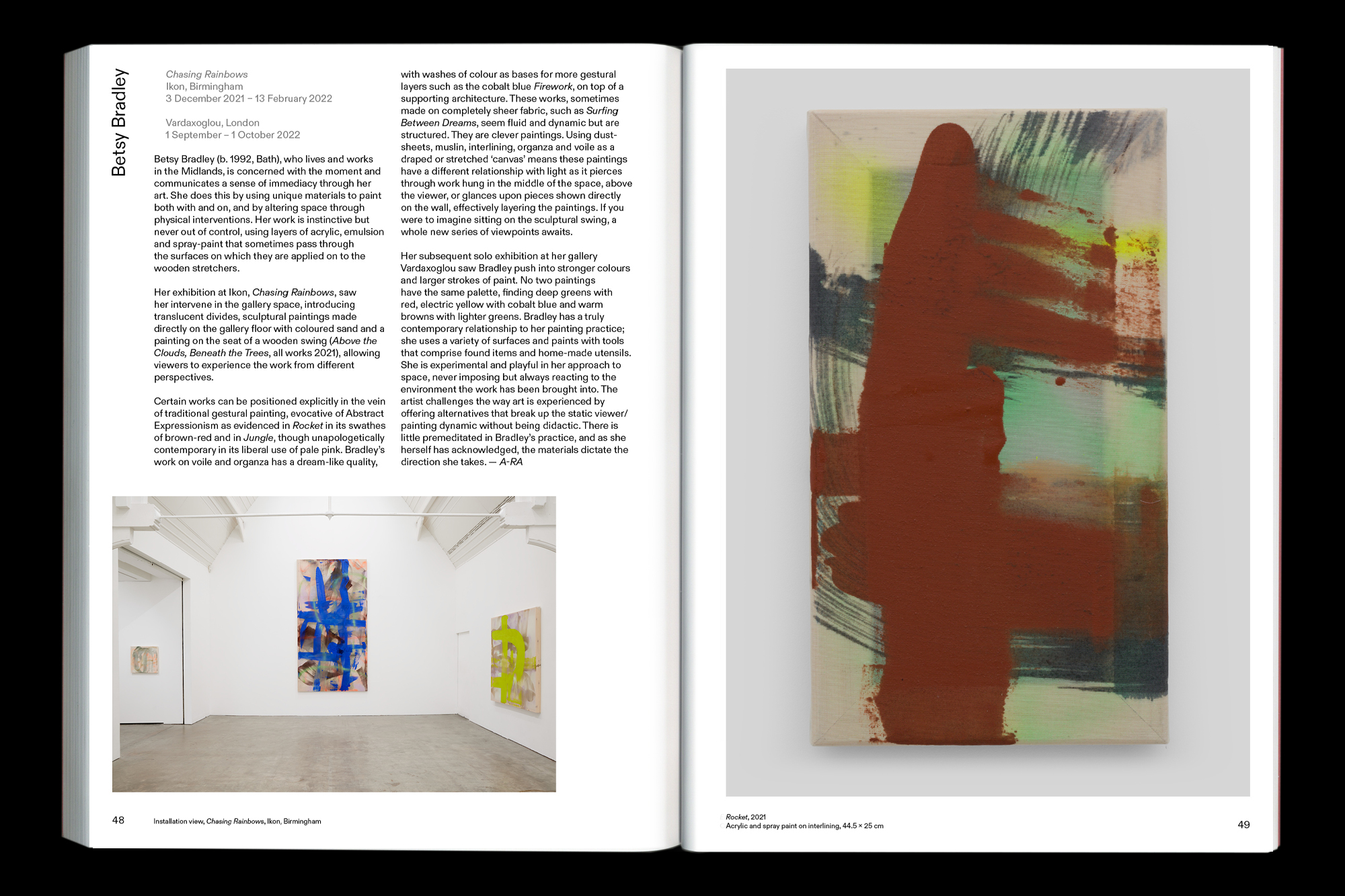Anomie Review of Contemporary British Painting 3 Joe Gilmore graphic design