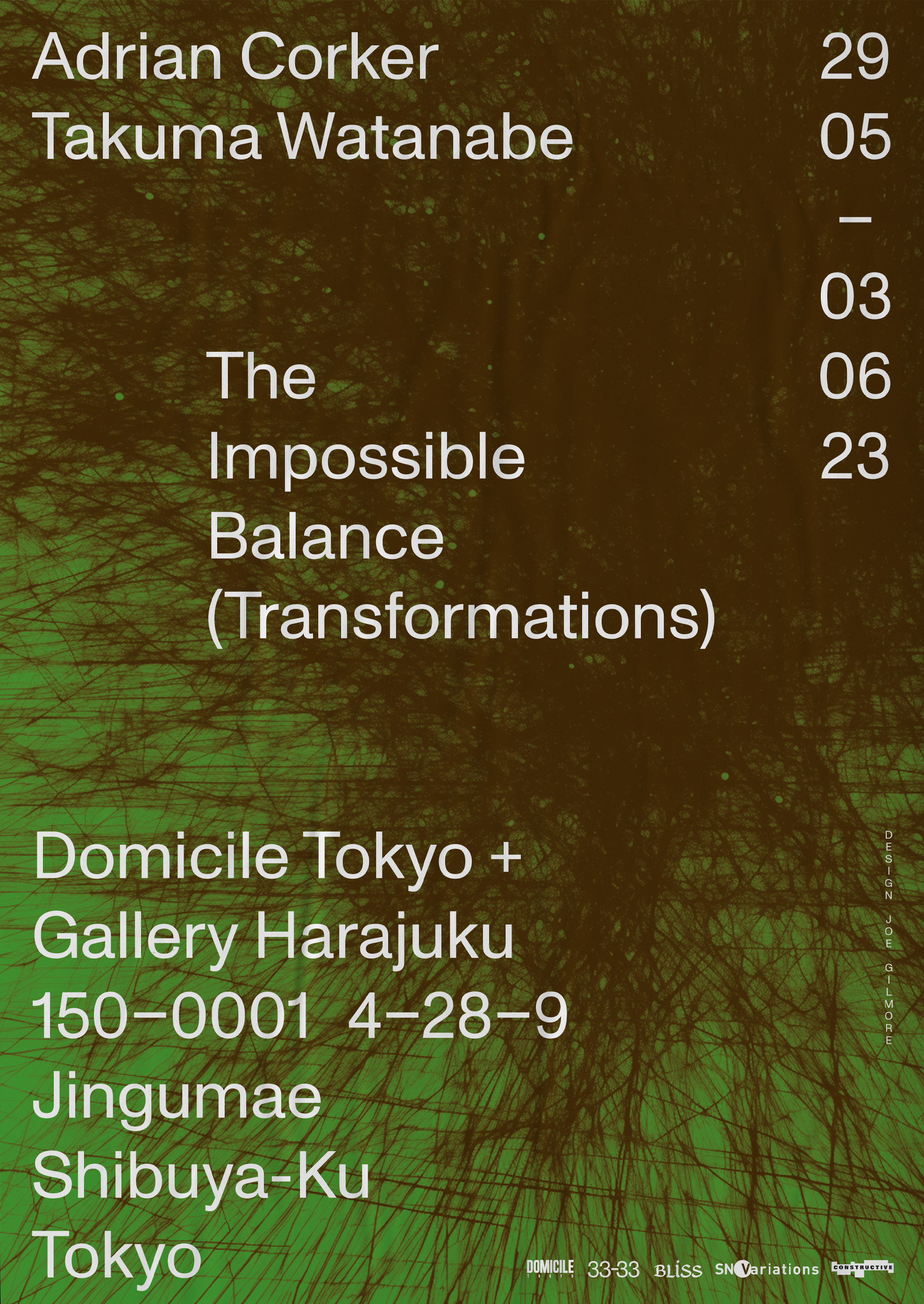 Poster design by Joe Gilmore Joe Gilmore graphic design