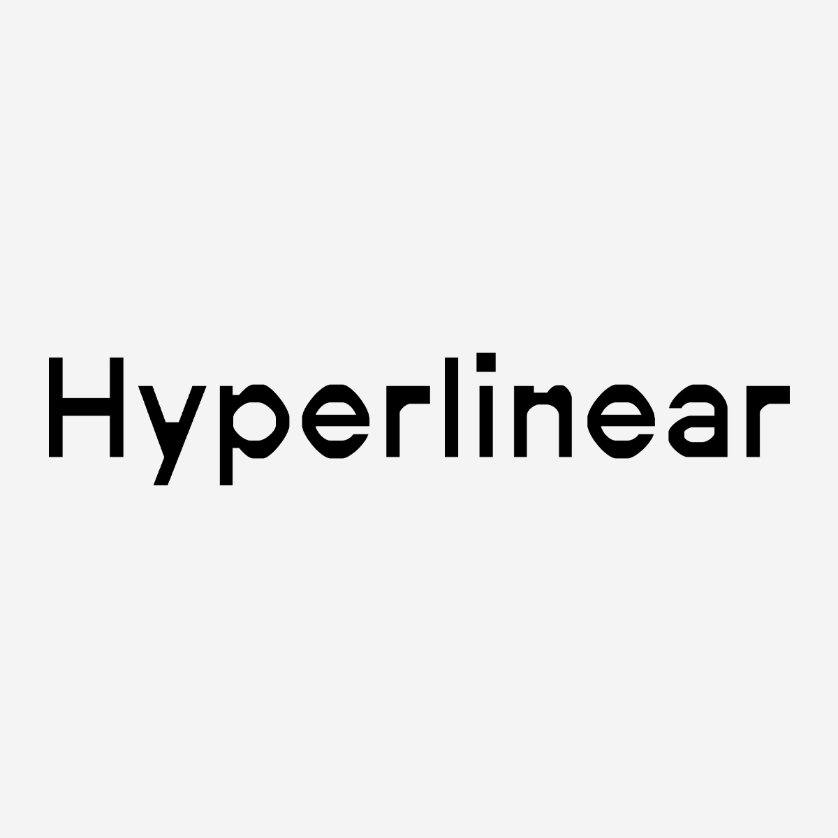 Hyperlinear logo design by Joe Gilmore Joe Gilmore graphic design