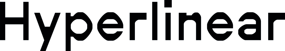 Hyperlinear logo design by Joe Gilmore Joe Gilmore graphic design