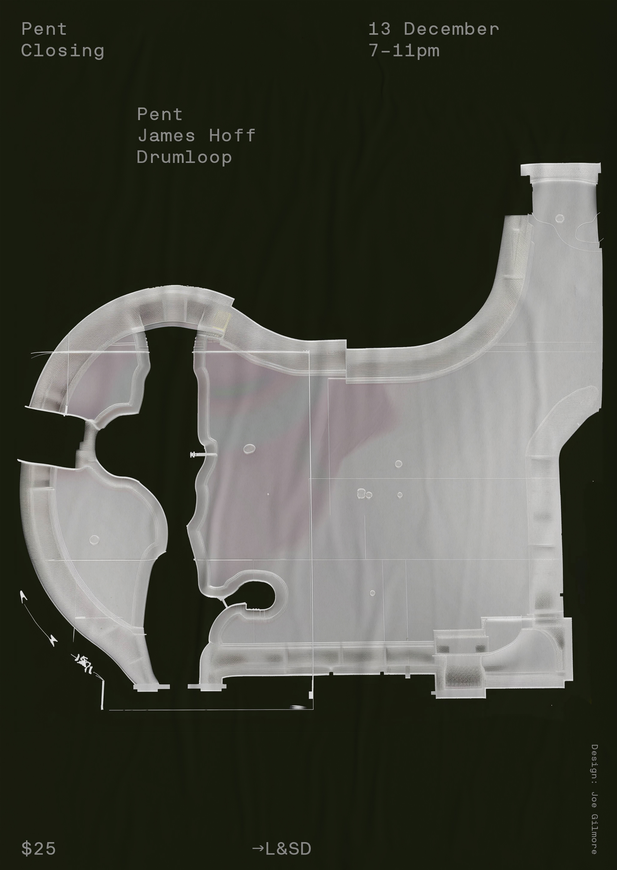 Pent poster design by Joe Gilmore Joe Gilmore graphic design