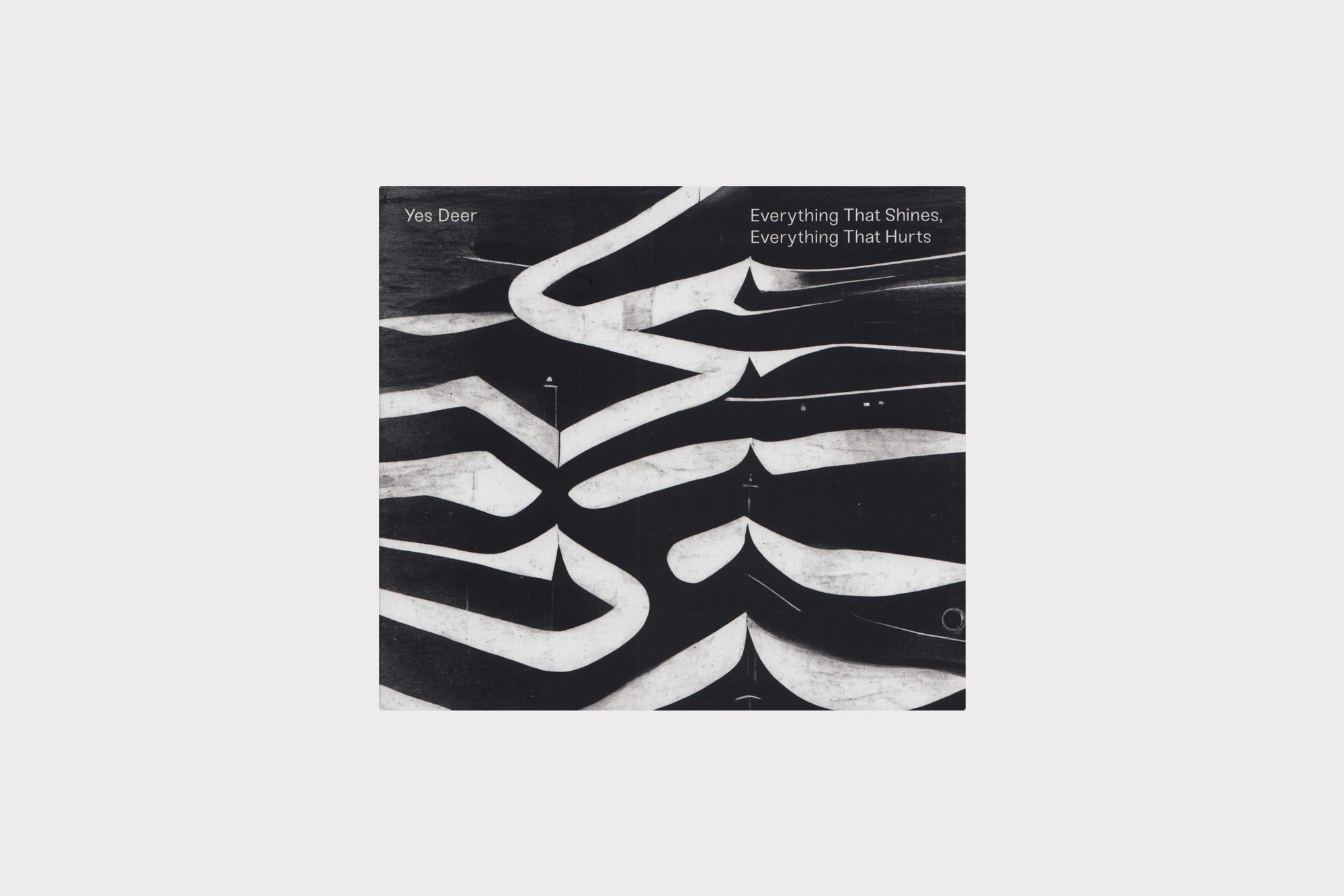 Yes Deer CD cover design by Joe Gilmore for Superpang Joe Gilmore graphic design