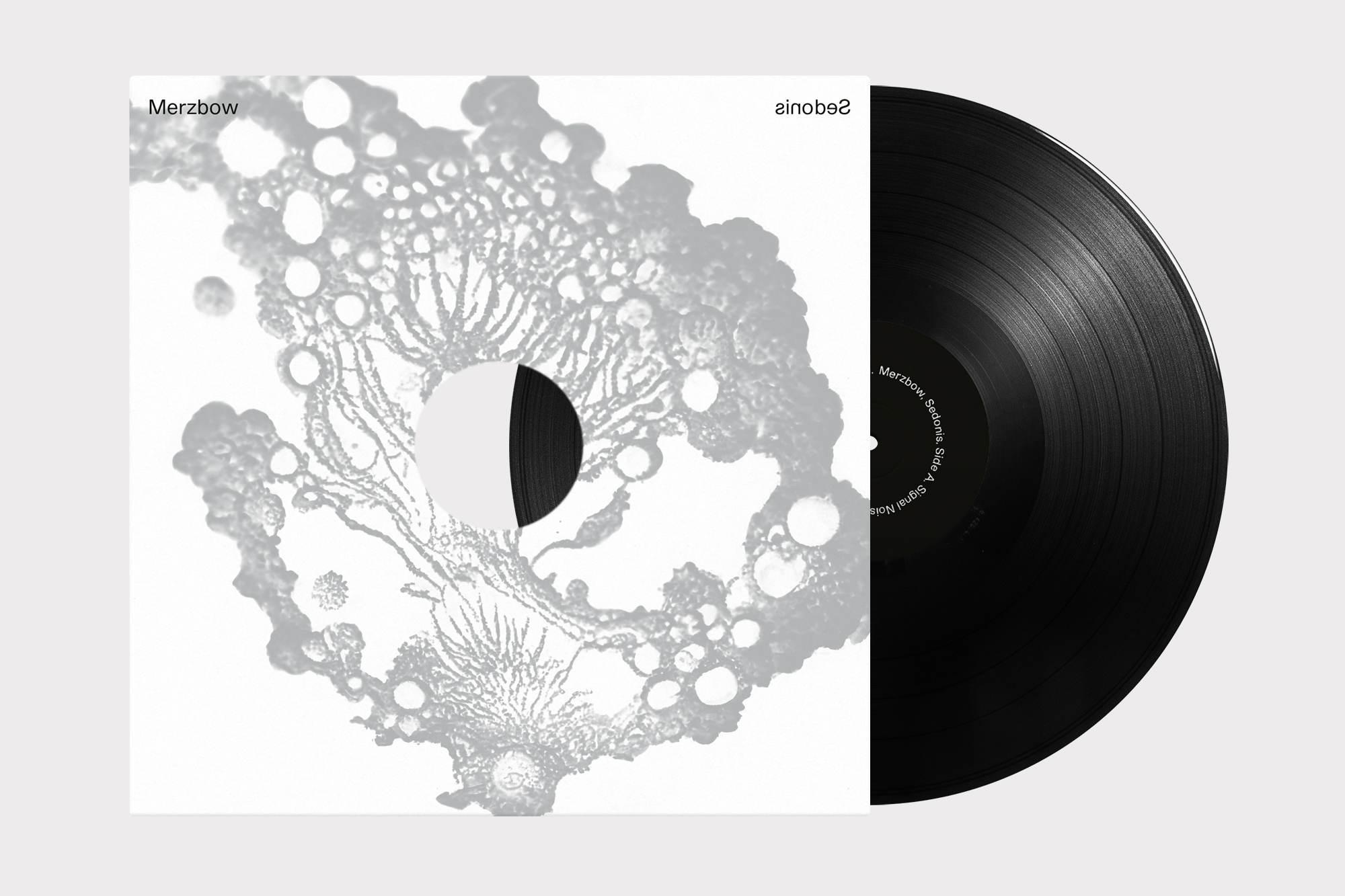 Merzbow, Sedonis LP cover design by Joe Gilmore Joe Gilmore graphic design