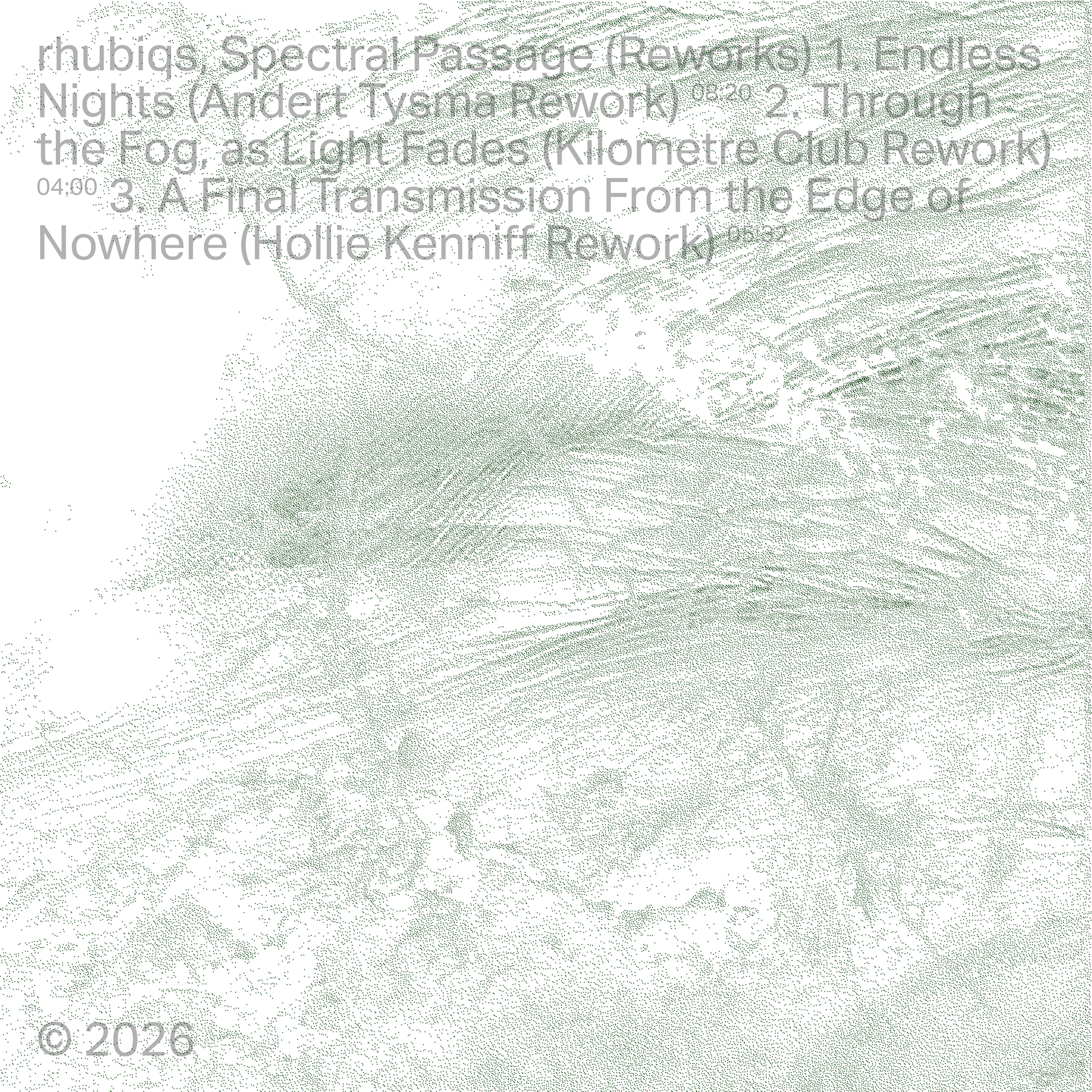 rhubiqs album sleeve design by Joe Gilmore Joe Gilmore graphic design