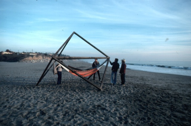 daniel wegner cube on beach