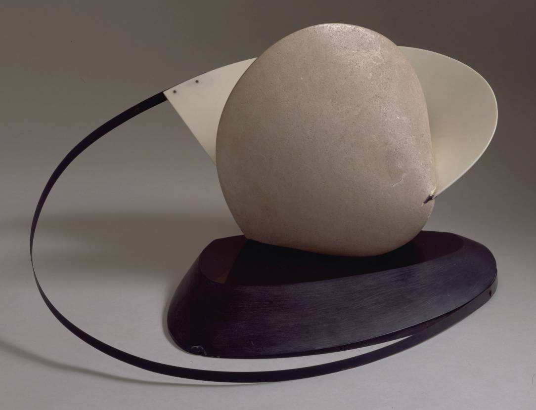 Construction: Stone with a Collar 1933, this version circa 1936-7 by Naum Gabo 1890-1977
