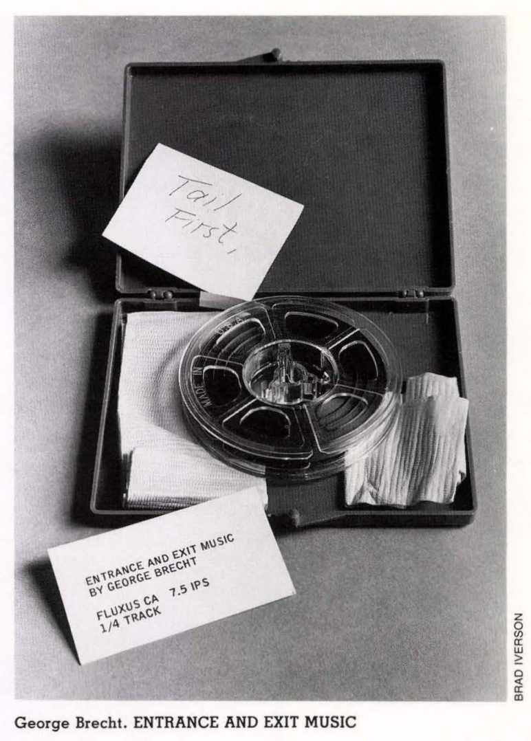 George Brecht Entrance and Exit Music edition